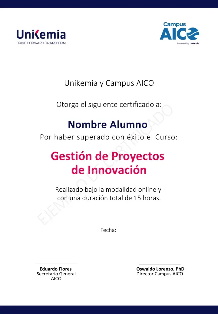Gestión de Proyectos de Innovación (3)